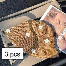 1顶女士渔夫草帽，轻便夏季防晒帽 - 遮陽帽 - 查看 8