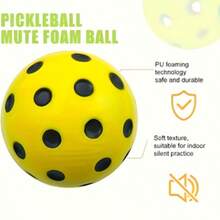 74mm Silent PU Foam Pickleball, Non-Disruptive, Compression Resistant, Indoor Ball - Multicolor - View 5