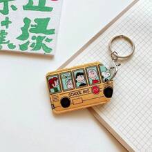 SNOOPY 1个2026年热门史努比公交卡套，采用水滴形矩形设计，并配有实用钥匙扣。卡通公交图案可爱清新，硬壳材质经久耐用且防刮，可有效保护公交卡、门禁卡和校园卡。 - 彩色 - 查看 4