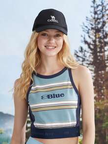 CAMEL CROWN Baseball Cap, Large Brim Sports Hat, Sun Protection Hat, Suitable For Running, Cycling, Hiking - Black - View 3