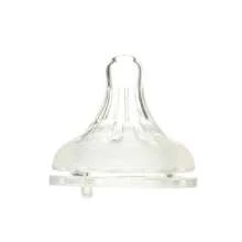 Silicone Baby Bottle Nipple, Soft & Comfortable, Mimics Breastfeeding, Silicone, Heat Resistant Up To 120°C, Multi-Stage Feeding, Daily Replacement Nipple - Clear - View 5