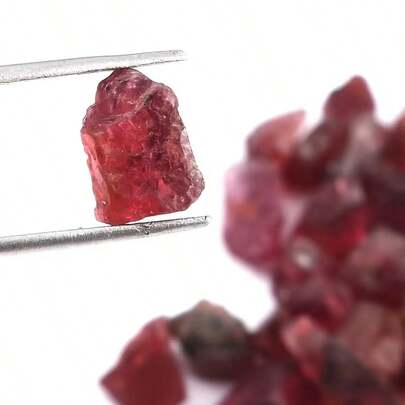 Granelli grezzi di granato naturale, granato per il compleanno, per la realizzazione di gioielli fai-da-te, riempimento di vasi per piante, decorazione per la casa