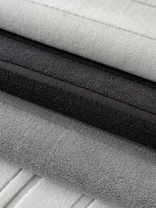 1 buah Sarung Sofa Tebal Warna Solid Motif Garis 3D, Bagian Belakang Anti Selip, Ramah Hewan Peliharaan, Tahan Lama, Tahan Noda, Lembut di Kulit, Dapat Dicuci dengan Mesin, Dekorasi Rumah Liburan, Cocok untuk Sandaran Tangan dan Sandaran Punggung Sofa 1/2/3/4 Dudukan - Krem - View 9