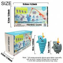 Permainan Memancing Hiu untuk Anak-Anak, Mainan Ikan Elastis Tantangan Memancing Ikan Terpanjang, Mainan Ikan Elastis Berbentuk Hiu Interaktif yang Menyenangkan, Mainan Permainan Memancing, Aktivitas Interaktif Orang Tua-Anak, Hadiah Ulang Tahun dan Natal, Permainan Meja Keluarga yang Menyenangkan, Permainan Pesta, Mainan Sensorik - MultiWarna - View 4