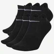 Nike Everyday Lightweight No Show Socks 6PK Women's SX7679-010 - màu đen - Xem 1