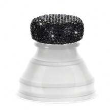 1pc Sparkling Beverage Dust Cover, Rhinestone Soda Can Sealing Lid, Flip-Top Drink Protector, Leak-Proof & Reusable - View 11