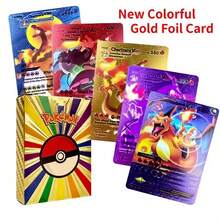 pokemon 神奇可爱的派对游戏卡牌，金箔闪光卡牌游戏套装，娱乐卡牌 - 彩色 - 查看 2