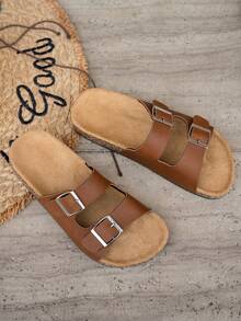 2026 荔枝纹经典款勃肯鞋，男女通用，经典百搭，时尚有型，金属搭扣，5 种可调节尺码，适合不同脚宽和脚厚。 - 摩卡棕 - 查看 5