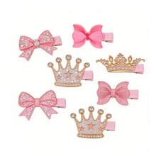 1 pièce Moule en silicone pour patch en résine, moule pour patch de barrette à cheveux avec nœud couronne, convient pour les patchs de coque de téléphone, les pendentifs de bijoux, les pendentifs de porte-clés, les loisirs créatifs DIY - Rose bonbon - Voir 7