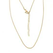 10 chiếc dây chuyền tròn bằng thép không gỉ hình rắn, phụ kiện làm trang sức DIY - 10 CHIẾC xích xương rắn 40+5+ cái - Xem 6