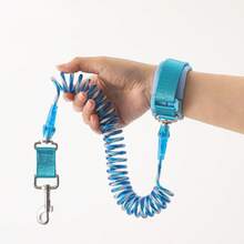 Correa para perro acolchada de algodón espacial cómoda, reflectante para caminar de noche, con amortiguación de resorte, diseño giratorio anti-, diseño retráctil adecuado para perros pequeños y medianos, disponible en múltiples colores - Celeste - Ver 11