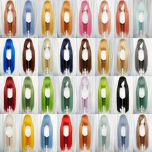 40-Inch Multi-Functional Long Wig, Suitable For Halloween Parties And Cosplay, No Glue Needed, Comfortable And Heat-Resistant Fiber Material, Suitable For Beginners, Natural And Fashionable Style Suitable For Holiday Carnivals And Concerts - Multicolor - View 1