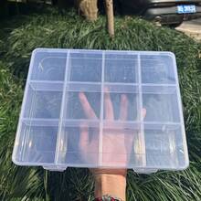 12-Slot Storage Box With Card Slots, Large Capacity Glass Bead DIY Accessory Transparent Jewelry Organizer Box, Suitable For Jewelry Organization, Great For Valentine's Day And Women's Gifts - Clear - View 4