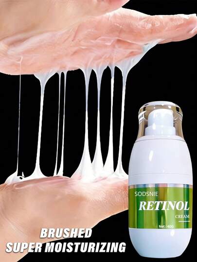 SODSNIE 40克视黄醇保湿霜，胶原蛋白抗衰老护肤品，改善暗沉，紧致保湿，日常面部保湿霜
