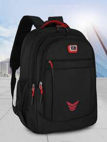 Ba lô nam thời trang thường ngày dung tích lớn, túi đựng laptop cho học sinh, túi du lịch ngoài trời, túi đi làm. - Chữ ký - Xem 7