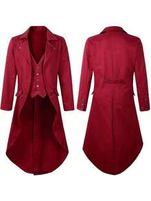 Men Cosplay Clothing - Steam-colored Tuxedo - Brown - View 3