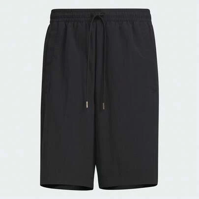 Adidas Quần short nam dáng suông, thoải mái, chất liệu dệt kim, kiểu dáng cổ điển, thích hợp cho mùa xuân/hè, mã sản phẩm IN1046.