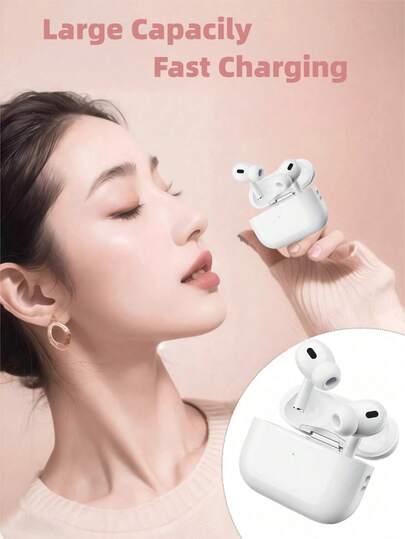 True Wireless Bluetooth Earbuds With Built-In Microphone For Clear Calls, Long Battery Life, Sweat-Resistant Design, Comfortable Fit, Compatible With IOS And Android Devices, Suitable For Fitness, Running And Daily Use