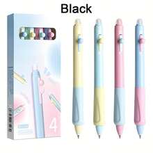 4 Packs Erasable Gel Ink Pens: Retractable, 0.5mm Fine Point, Blue & Black Ink, Smooth Writing For Home, School & Office - Cute Aesthetic Pens, Perfect Mother's Day Gift - Sets - View 13