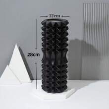 28/33厘米三维点状瑜伽泡沫轴，塑形，家用健身，全身肌肉按摩，放松，运动康复 - 彩色 - 查看 5