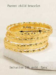 7 chiếc vòng tay xếp chồng đa năng sang trọng hiệu Goddess Niche - Nhiều màu - Xem 12