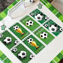 Bộ quà tặng chủ đề bóng đá, bao gồm bút bóng đá, băng đeo cổ tay, sổ tay và móc khóa, thích hợp cho các bữa tiệc chủ đề bóng đá, tiệc mừng em bé, lễ kỷ niệm sinh nhật và các sự kiện trường học. - Nhiều màu - Xem 3