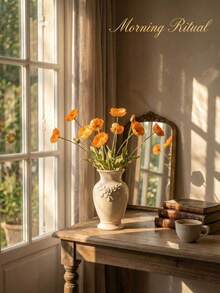 1/2/4pcs Artificial Poppy, 59cm Long, With 4 Flowers, Simple And Modern Style, Can Be Bent And Does Not Fade - Used For Diy Flower Wall, Scene Layout, Living Room And Bedroom Vase Flower Arrangement, Wedding, Party, Home Decoration, Desk Stuffing,Room DecorDIY Florals/Centerpieces, Home/Kitchen/Office Decorations |Gifts For Her - Multicolor - View 2