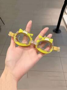 1副卡通儿童泳镜，高清防水泳镜，可爱卡通动物泳镜 - 彩色 - 查看 5