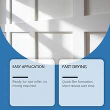 水性墙面漆滚筒涂装日常清洁污渍涂鸦翻新护理墙面漆剥落裂缝 - 水性牆面滾塗裝 - 查看 6
