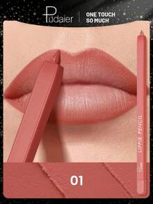 情人节礼物 - 唇线笔和唇彩套装，不粘腻，滋润保湿，持久显色，质地柔滑，多种唇妆风格 - 01 - 查看 1