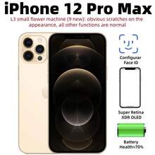 Apple （9部全新）苹果 iPhone 12 Pro Max，双卡双待，电池健康度>70%，二手 - 良好 - 多色 - 查看 20