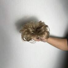 Tóc giả tết cho thú cưng, phụ kiện búi tóc đôi có nơ cho mèo và chó. - Rỉ Nâu - Xem 8