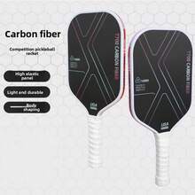 T700 Carbon Fiber Pickleball Paddle, Cold-Pressed Craftsmanship, Textured Grip Surface For Enhanced Control And Precision, Modern Stylish Appearance, High-Quality Construction - Multicolor - View 8