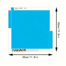 11.8*11.8英寸粉色心形玫瑰钻石画套装 - DIY 5D工艺品,画布上镶嵌有特殊形状的水晶和水钻,无框墙面装饰,非常适合增添光彩和魅力,是通用的节日创意礼物 - B - 查看 5