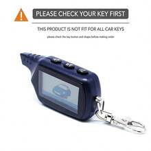 Bao đựng chìa khóa xe hơi bằng silicon mềm cao cấp dành cho hệ thống báo động xe hơi 2 chiều Starline B9/B91/B6/B61/A91/A61/V7, kèm điều khiển từ xa LCD. - đen - Xem 6