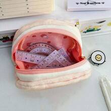 MIFFY 1 hộp bút hình thỏ, túi đựng văn phòng phẩm dễ thương kiểu Kawaii hình ổ bánh mì, với vẻ đáng yêu của chú thỏ, túi đựng mỹ phẩm mềm mại và bông xốp, đồ dùng học tập hoàn hảo, quà tặng sinh nhật và quà Giáng sinh cho người hâm mộ. - Nhiều màu - Xem 5