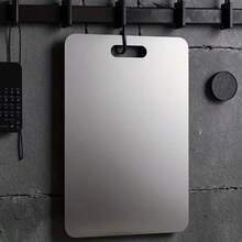 1pc Stainless Steel Chopping Board, Odorless, With A Smooth Surface That Is Easy To Clean. Suitable For Processing Meat, Fish And Vegetables. Ideal Choice For Restaurants, Home Kitchens And Camping,Stainless Steel Chopping Board, With Double-Sided Thickened Design, Suitable For The Kitchen. An Ideal Gift For Mom And Wife. The Color And Style Are Randomly Dispatched - Multicolor - View 14