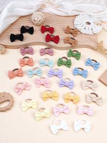 20 chiếc nơ ruy băng 2 inch với họa tiết in và thêu, phụ kiện tóc cho bé gái, băng đô co giãn, đồ trang trí tóc. - Nhiều màu - Xem 7