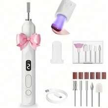 Upgrade Portable 2-In-1 Electric Nail Drill & UV Nail Lamp, Durable 3+ Years Service Life For Professional Manicure & Pedicure - Nhiều màu - Xem 12