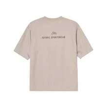 Adidas VERBIAGE 男士短袖運動 T 恤，夏季訓練休閒圓領 T 恤 JN9445 - 蒸氣灰 - 查看 2