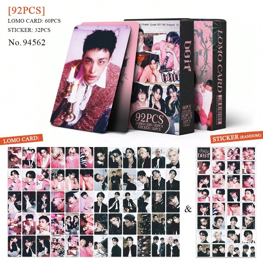 92pcs Random Small Cards "DO IT" New Album Photo Cards, Celebrity Stickers, Greeting Cards, LOMO Cards - Multicolor - View 1