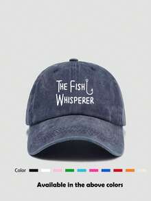 1顶男女通用做旧字母印花软顶棒球帽，休闲遮阳帽，适合日常佩戴，四季皆宜 - A - 查看 17