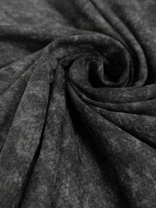 GRDR 1 pieza Camiseta de manga corta con estampado vintage lavada para hombres, adecuada para el verano, cómoda y transpirable, de moda - Negro - Ver 7