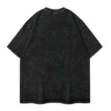 Vintage Wash Dale Earnhardts Jr 8 Budweisers King Of Beers Nascars T-Shirt, Retro 90s Racing Graphic Oversized Tee, Washed Black Streetwear. - 黑色 - 查看 2