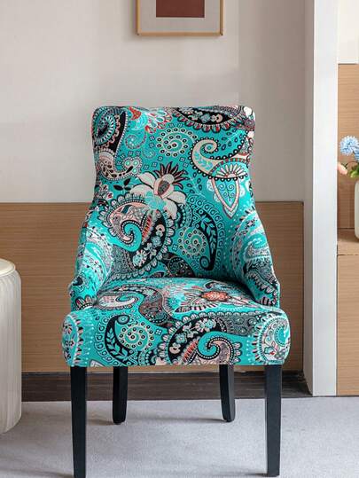 TIANWOWO Bộ 1/4/6 chiếc bọc ghế kiểu cổ điển không đều, bọc ghế tựa lưng cao có thể tháo rời, phù hợp với ghế bàn ăn, ghế đẩu, phong cách Bắc Âu.