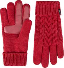 Isotoner Women'S Touchscreen Cable Knit Sherpasoft Gloves - ColorB - View 1