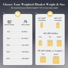 Weighted Blanket For Adults, Grey Cooling Heavy Blanket For Sleeping Perfect For 190-210 Lbs, Queen Size Breathable Blanket With Premium Glass Bead, Machine Washable (48" X72" 10lbs) - Grey - View 3