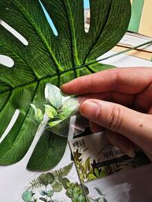 40pcs/Pack Plant Stickers Pack, 2pcs Each Pattern, DIY Decor Materials Back To School TNEK - Green - View 3