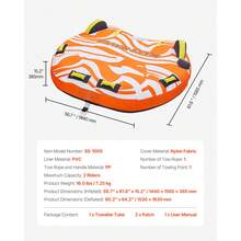 Carrello per kayak - Liegematte - Forma a D per 2 persone - Visualizzare 11