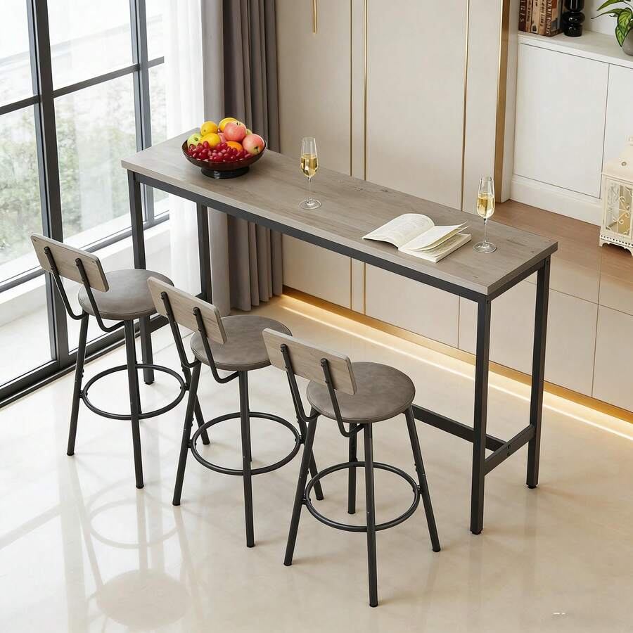 Dining Table & Chair Sets - Gray - View 1